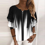 Chic Long Sleeve Black Top