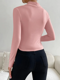 Sexy Long Sleeve Plain Top