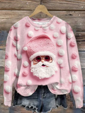 Women'S Santa Claus Crew Neck Sweatshirt