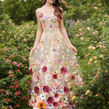 3D Flowers Dress