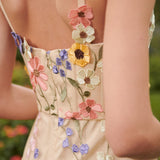 3D Flowers Dress