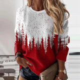 Stylish Red Round Neck Top