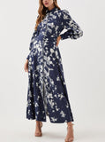 The Beauty Of Autumn Maxi Dress