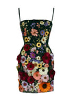 3D Flower Bandeau Dress