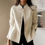 Plain Long Sleeve Outerwear