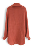 OPEN FRONT DRAPE KNIT CARDIGAN