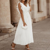 Fashion Chiffon Pleated Dress