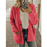 Autumn And Winter Plus Size Cardigan Casual Velvet Short Jacket