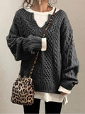 Cohasset Slouchy Cable Knit Sweater