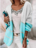 Turquoise Slouchy Cardigan