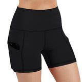 High Waisted Pocket Detail Swim Shorts