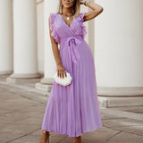 Fashion Chiffon Pleated Dress