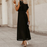 Fashion Chiffon Pleated Dress