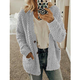 Autumn And Winter Plus Size Cardigan Casual Velvet Short Jacket