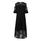 Fashion lace splicing dress