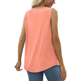 Sweet Sleeveless Plain Tank Top