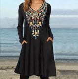 Casual Ethnic Retro Dress