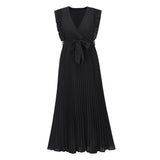 Fashion Chiffon Pleated Dress