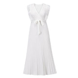 Fashion Chiffon Pleated Dress