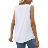 Sweet Sleeveless Plain Tank Top