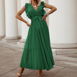 Fashion Chiffon Pleated Dress