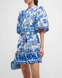 Blue Tree Vacation Dress