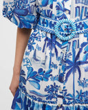 Blue Tree Vacation Dress