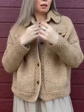 Fall and winter new knitted cardigan jacket