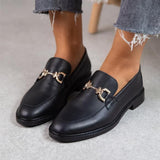 Double Buckle Suede Low Top Loafers One Foot Stirrups