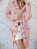 Hooded Pocket Sweater Cardigan