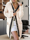 Hooded Pocket Sweater Cardigan