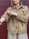 Fall and winter new knitted cardigan jacket