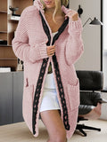 Hooded Pocket Sweater Cardigan