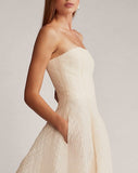 Fern Ruched Organza Dress